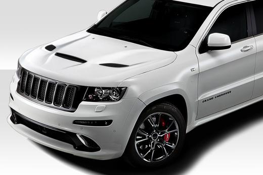 Duraflex Hellcat Look Hood 11-up Jeep Grand Cherokee